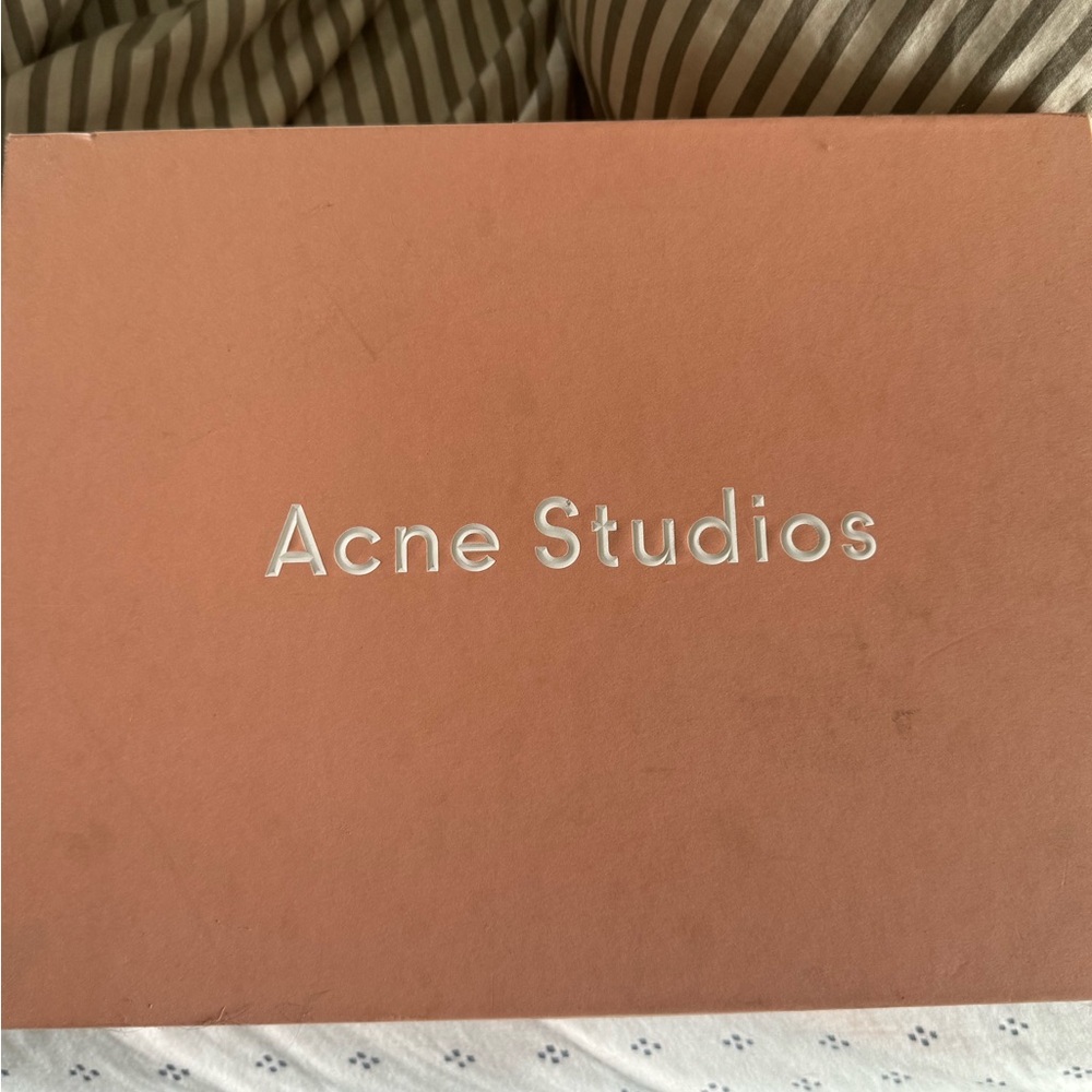 Acne Studios Beige/White Rockaway Sneakers Size 41 with box. - Picture 3 of 5